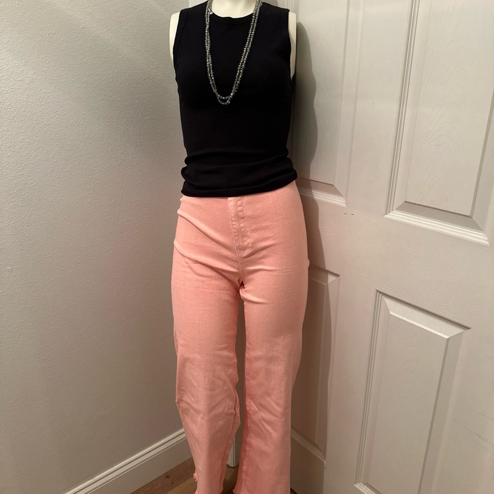 So Me women’s pink jeans size medium high rise